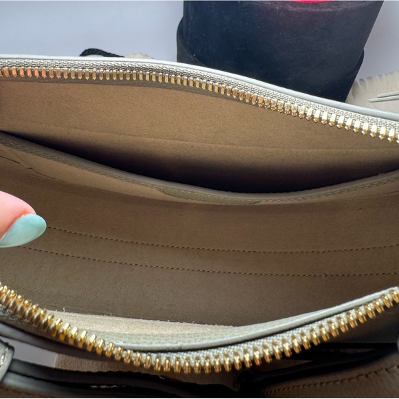 SOLD Polène Numéro Dix Textured Taupe Crossbody/Shoulder Bag - Picture 7 of 16